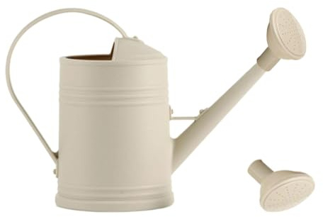 Annaffiatoio con Beccuccio Lungo e Manico per Piante Da Interni Ed Esterni, Strumento Da Giardinaggio per Vasi, Irrigatore - beige