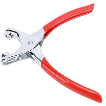 Kit di Pinze per Occhielli in Metallo con Set di Anelli di Tenuta 1/2 Pollice per Artigianato, Strumento di Perforazione 12 Mm per Pelle, Teloni e Artigianato, Kit di