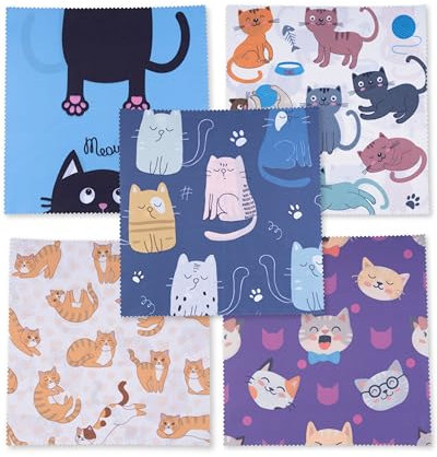 Lens-Aid Mikrofaser Reinigungstuch in schickem Design: Für Kamera, Objektiv, Display und als Brillen-Putztuch (Mikrofasertuch 20x20 cm)