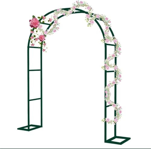 WCQSYY 1.40/2.30M Haut Arche De Jardin Arceau À Rosiers Treillis pour Plantes Grimpantes Arche De Mariage Extérieur 1.20M 1.40M 3.0M 3.50M Largeur,Blanc,W1.4M*H2.3M