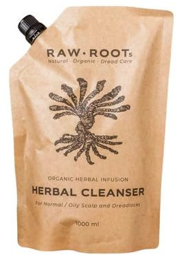 RAW ROOTs Herbal Cleanser 1000ml - Herbal Essence Shampoo für Dreadlocks und natürliches und fettiges Haar - Shampoo ohne silikon sulfate und parabene