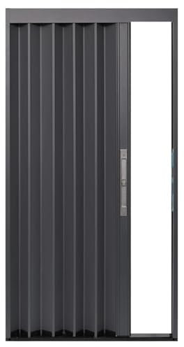 Porte De Douche Rétractable, Porte Intérieure Pliante, Porte Coulissante De Séparation De Pièce, Porte Occultante À Fermeture Magnétique, Porte Accordéon, Chambre/salle De Bain/cuisine/camping-car(Sch