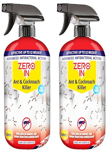 Ant Killer Liquid 1L – Pack of 2 | Outdoor & Indoor Use | Kills Ants & Destroys Nests | Ready-to-Use Insecticide Treatment for Long-Lasting Control