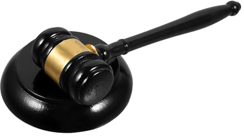 ibasenice Martillo De Juez De Madera para Reuniones Martillo De Juez para Ceremonias Judiciales y Subastas Formales