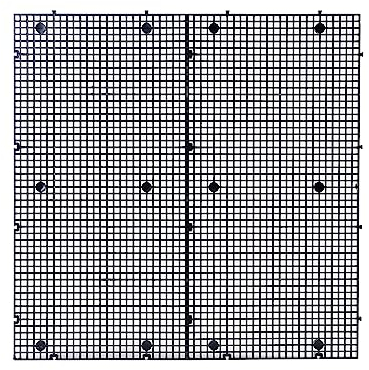 ALEGI Aquarium Grid Isolate Board Divider Fish Tank Bottom Black Filter Tray Plastic Crate (4pcs Black)