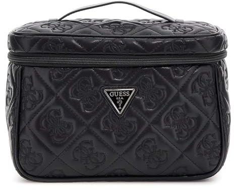 GUESS Kosmetiktasche Adelasia Toiletry Train Case Black schwarz
