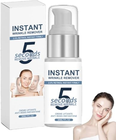 5 Sekunden Lifting Firming Anti-Aging, Faltencreme mit Soforteffekt, Antifaltencreme Soforteffekt, Anti-Aging Creme zur Minderung von Falten mit Retinol, für eine straffere und weichere Haut (1)