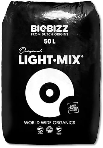t Biobizz 50 l ljusmix växtjord växtsubstrat odlingsjord
