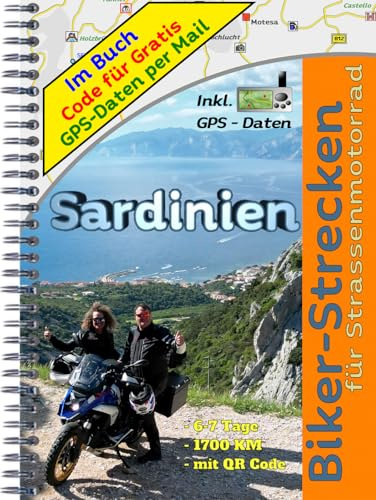 Motorrad Reiseführer Sardinien (Strassentour 7 Tage) mit Gratis GPX Downloadcode
