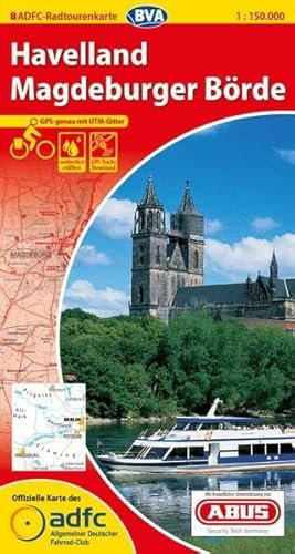 ADFC-Radtourenkarte 8 Havelland Magdeburger Börde 1:150.000, reiß- und wetterfest, GPS-Tracks Download: Offizielle Karte d. Allgemeinen Deutschen Fahrrad-Club (ADFC) (ADFC-Radtourenkarte 1:150.000)