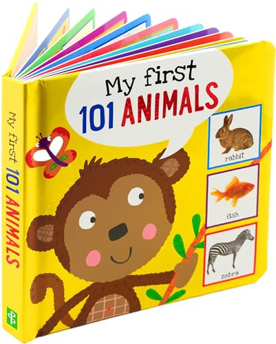 My First 101 ANIMALS Board Book (Padded Cover!)