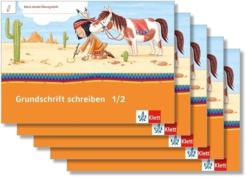 Grundschrift schreiben 1/2: Übungsheft Paket (VE 5) Klasse 1/2 (Mein Anoki-Übungsheft)