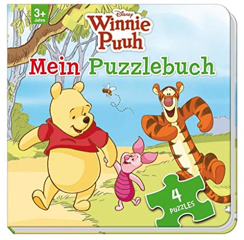 Disney Winnie Puuh: Mein Puzzlebuch: Mit 4 Puzzles zu je 12 Teilen: Mit 4 Puzzlebilder à 12 Teilen
