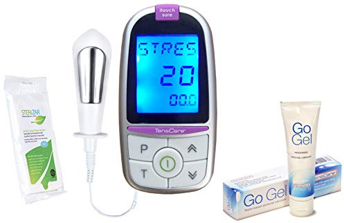 TensCare iTouch Sure – Pelvic Muscle Trainer, Helps Strengthen the Pelvic Floor and Improve Incontinence. With Lubricant Gel to Enhance Stimulation and Probe Wipes for Device Cleaning