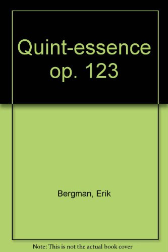 Fazer Musiikki ERIK STENROS Quint-Essence Opus 123 Stimmensatz für Saxophonquartett und Schlagzeug