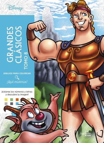 Dibujos para colorear. ¡Qué misterio! Grandes Clásicos Tomo 8 (Hachette HEROES - DISNEY - Arteterapia)
