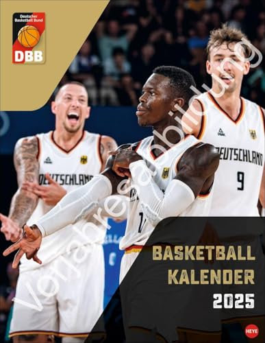 DBB Basketball Posterkalender 2026 (Bundesliga Kalender Heye)