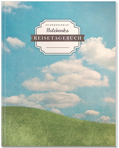 DÉKOKIND Reisetagebuch: DIN A4, 100+ Seiten, Register, Vintage Softcover | Perfekt als Abschiedsgeschenk | Motiv: Windows Background