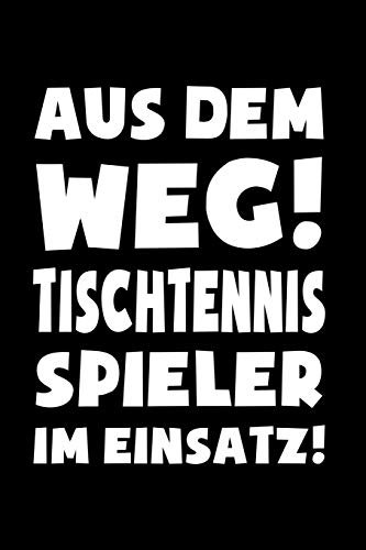 Tischtennis: Tischtennisspieler im Einsatz!: Notizbuch / Notizheft für Tischtennis-Fan A5 (6x9in) liniert mit Linien