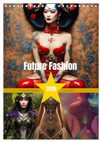 Future Fashion (Wandkalender 2026 DIN A4 hoch), CALVENDO Monatskalender: Mode der Zukunft aus der Künstlichen Intelligenz (CALVENDO Kunst)