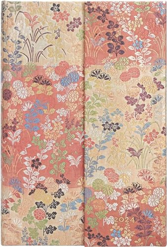 Paperblanks 12-Monatskalender 2024 Kara-ori | Vertikal | Mini (100 × 140 mm)