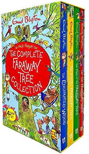 The Complete Magic Faraway Tree Collection 4 Books Box Set by Enid Blyton (Up The Faraway Tree, Folk of the Faraway Tree, Magic Faraway Tree & Enchanted Wood)