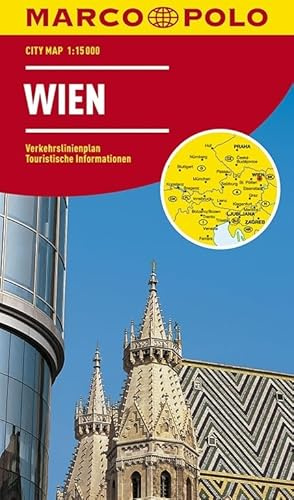 MARCO POLO Cityplan Wien 1:15 000: Verkehrslinienplan, Straßenverzeichnis, Praktische touristische Informationen (MARCO POLO Citypläne)