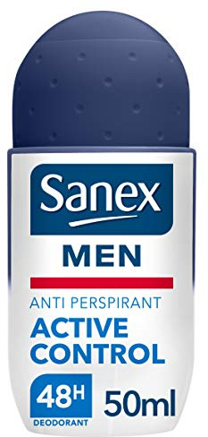 Sanex Active Control - Men's Roll-on Deodorant - 50 ml - Pack of 2
