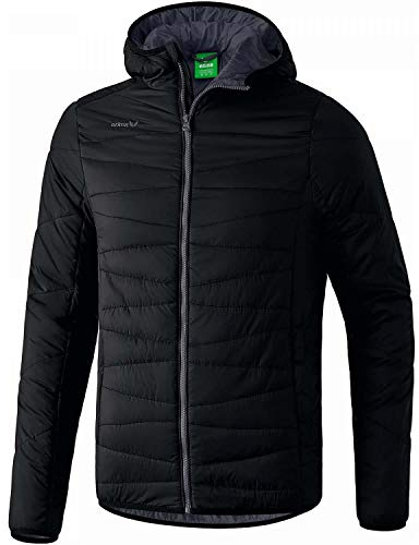 Erima Herren Basic Stepp- Jacke (9060704), schwarz/dunkelgrau, 3XL