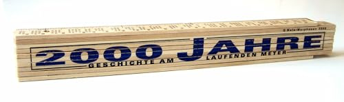 2000 Jahre Geschichte am laufenden Meter: Der Historische Zollstock, Yellow