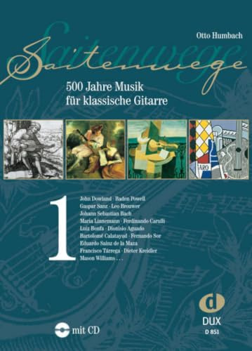Otto humbach : saitenwege 1 : 500 jahre musik fur klassische gitarre - recueil + cd