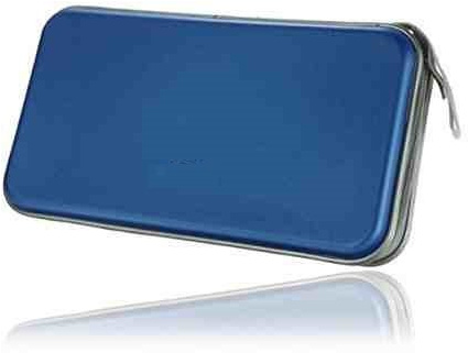 Gadget Hoppa 80 Capacity CD DVD Case Wallet Cover Carry Case Portable Storage Organiser Bag – BLUE