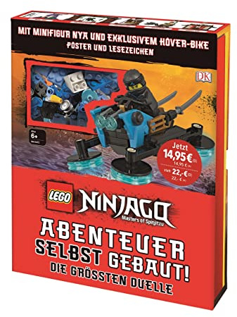 LEGO® NINJAGO® Abenteuer selbst gebaut! Die größten Duelle: Mit Minifigur und exklusivem LEGO® Modell, Poster und Lesezeichen