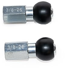 Burley Unisex – Erwachsene Ballz Adapter, Silber, One Size