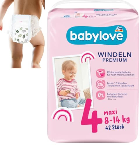 babylove Windeln Premium Größe 4, maxi 7-18kg, 1 x 42 St