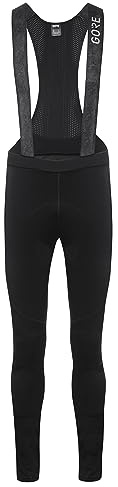 GORE WEAR Salopette termica da ciclismo per uomo, Con fondello, C5, M, Nero