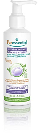 Puressentiel - Igiene intima - Olio micellare detergente intimo - Riduce e lenisce la secchezza - Idrata intensamente le mucose - CERTIFICATO BIOLOGICO - 150 ml