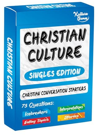Kulture Games Christian Culture (Singles Edition) - Conversation Starters to Spark Meaningful Discussion Between Christian Singles - Christian Game - Thought Provoking Bible Cards