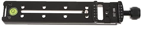 AAGAZA 20cm Long Sliding Nodal Slide Plate Clamp,Adapter [Black]
