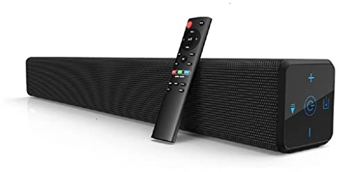 DLOETT Barra de Sonido inalámbrica Bluetooth de 100 W, Altavoz estéreo, Barra de Sonido Envolvente para Cine en casa y TV