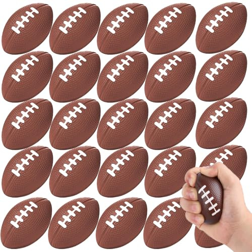 5 Stück Stressball, Mini Sportbälle, 9CM Antistressball für Kinder und Erwachsene, perfekt als Mitgebsel, Gastgeschenke, für Kindergeburtstage und Weihnachten Linderung Entspannung