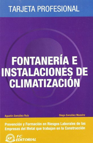 Fontanería e instalaciones de climatización: Tarjeta profesional Metal - Construcción (SIN COLECCION)