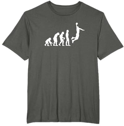 Basketball Evolution T-Shirt Dunking T-Shirt