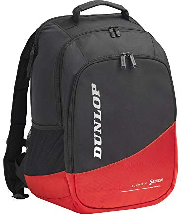 Dunlop Sports 2021 CX Performance Rucksack, Schwarz/Rot