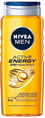 NIVEA MEN Active Energy Energy Uomo Doccia Gel 500 ml