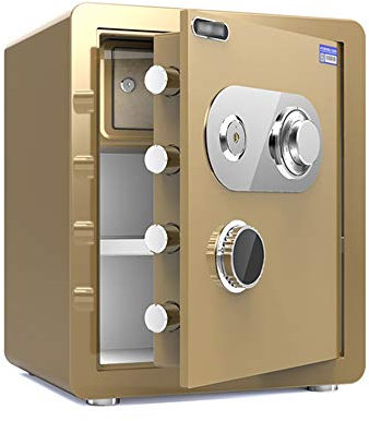 UYSELA Tresore,mechanisches Passwort-Schließfach,Mini-Tresore mit mechanischem Schloss,Stahl,großes Fassungsvermögen,unsichtbarer Safe,2 Farben und 3 Größen,optionaler Tresorschrank (Farbe: B,Größe