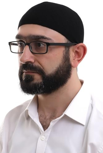 ihvan online Kufi Hüte für Herren, Taqiya, Takke, türkische muslimische Wintermützen, gewebt, Peci, islamische Gebetskullcap, islamische Geschenke, Schwarz, Einheitsgröße