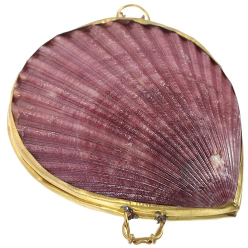 Holibanna Muschelbox in Muschelform Aufbewahrungsbox Für Schmuck Und Kleinigkeiten Dekorative Schmuckschatulle Praktische Schmuckbox Aus Muscheln