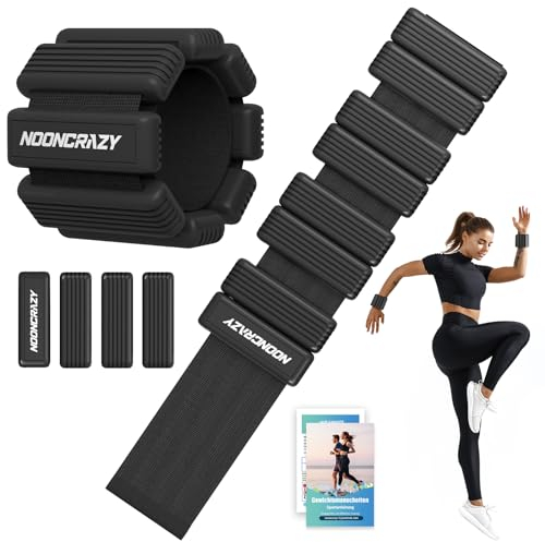 Handgelenkgewichte Knöchelgewichte Set 2er (je 0,5 kg), Tragbares Gewichtsmanschetten Fuß, Ankle Weights Ideal für Pilates, Yoga, Gehen, Jogge, Aerobic, Physiotherapie für Frau Mann