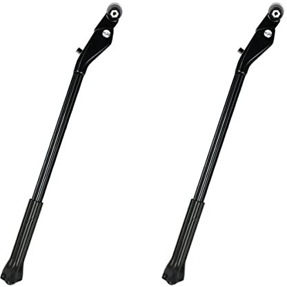 BESTonZON 2St Zyklus Fahrradständer für Fahrräder Fahrradseitenständer Kinderbrille Fahrradhalter Zweibeinständer Ständer für Mountainbike Fahrradständer 26 zoll falten Halterung Parkregal